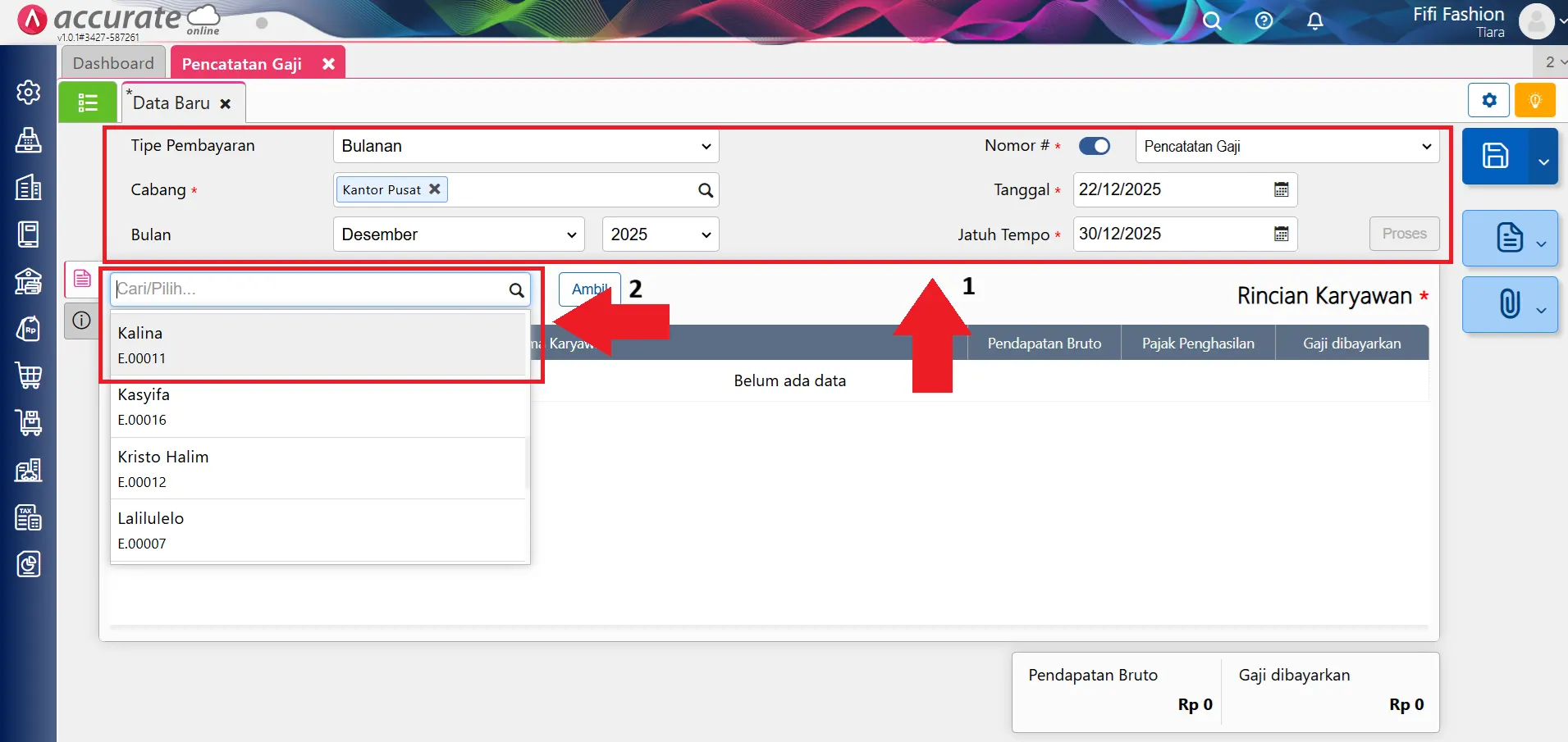 Catat & Hitung PPh 21 Desember Karyawan Tetap